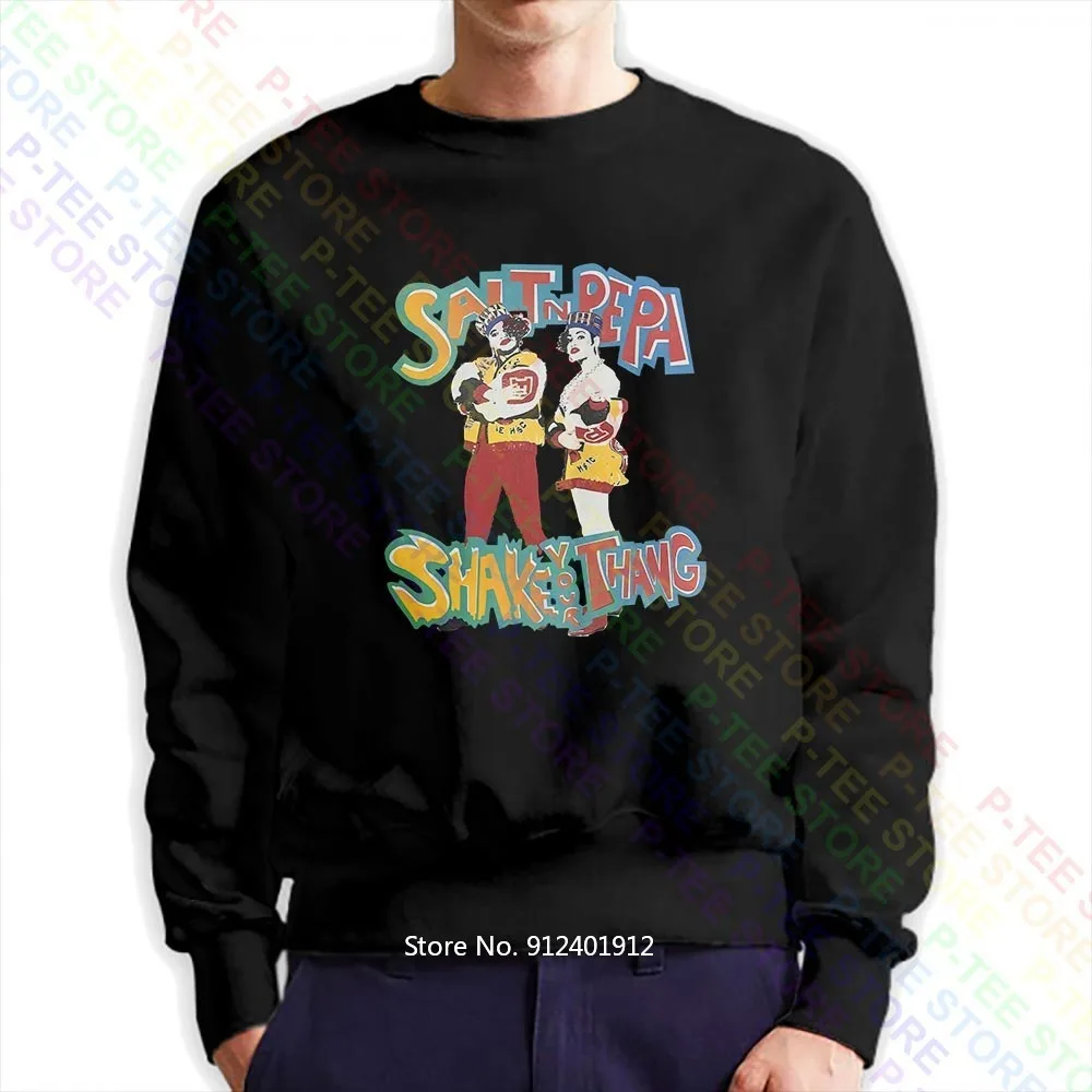 Белая толстовка Salt Your Thang 1988 с длинным рукавом графический свитшот пуловер
