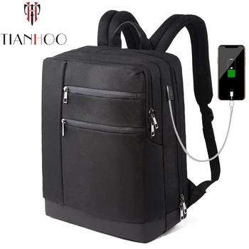

TIANHOO High Quality Business Backpack USB Charging School Bag Laptop Bag