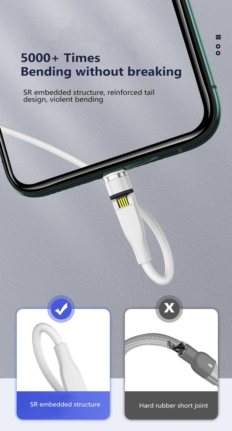 Магнитный телефонный кабель 1 м 3 А быстрая зарядка 0 Micro USB Тип C зарядное