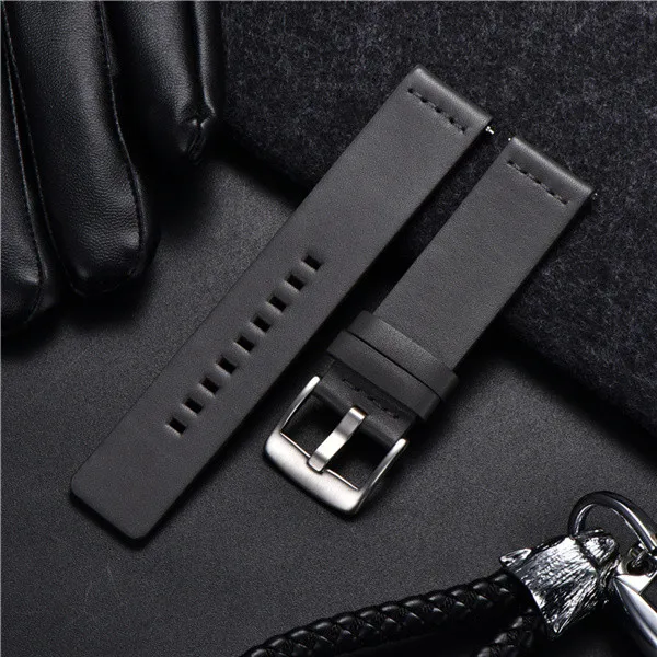 Premium Genuine Leather Quick Release Watch Strap - Sport Smart Watch Band 18mm/20mm/22mm