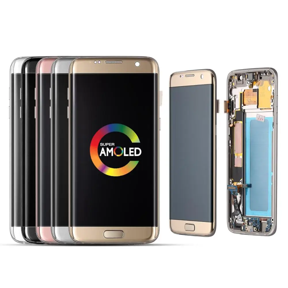 5 шт. 100% рабочих LCDs для SAMSUNG Galaxy S7 edge SM-G935 G935F ЖК-дисплей с сенсорным экраном
