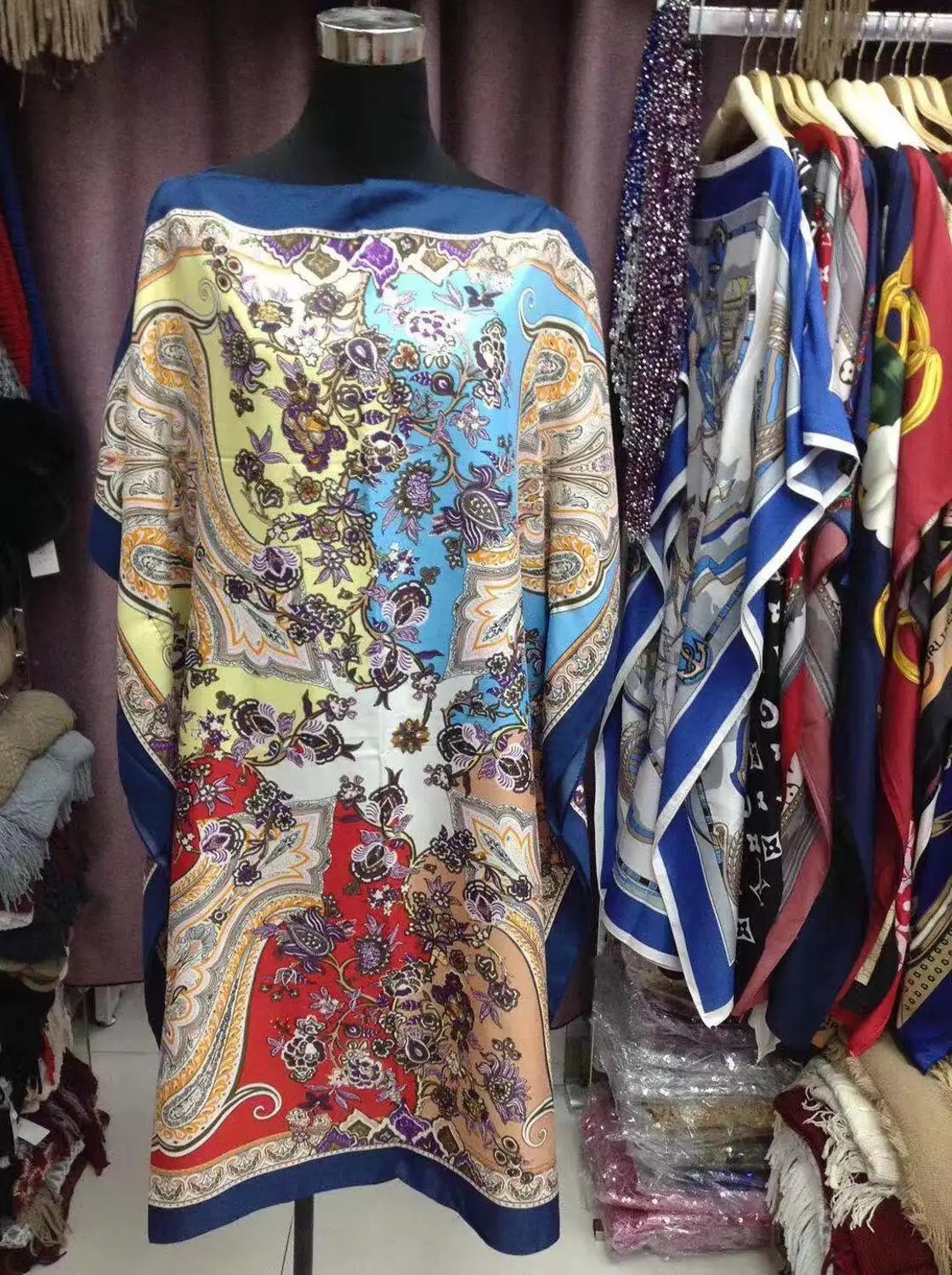 

hot sale 2019 Summer Muslim Women Long dress High quality Size 135 cm length fashion african dress for women