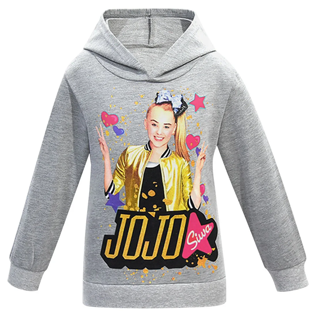 JOJO Siwa/детский маскарадный костюм для девочек толстовки с длинными рукавами комплект одежды для девочек из футболки и штанов праздничная одежда для дня рождения маскарадный костюм