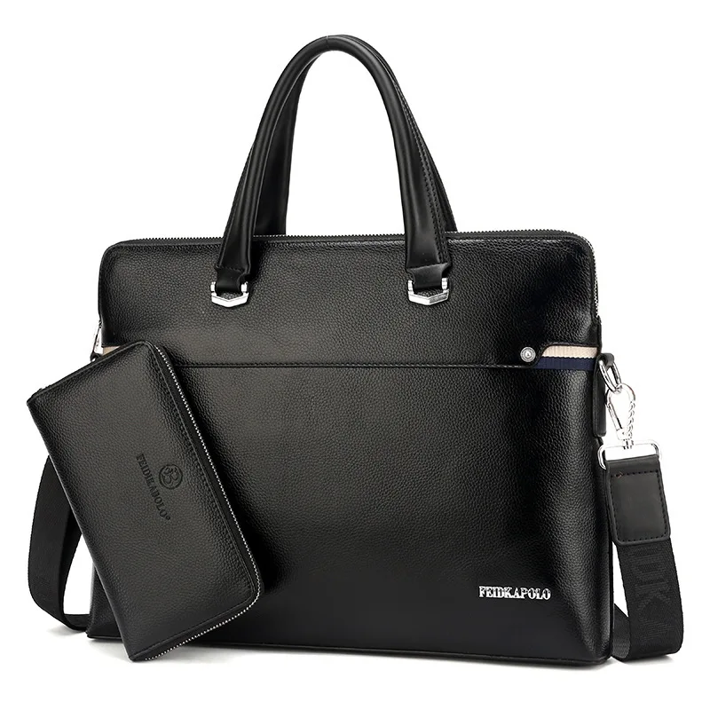 

Men's Bag Handbag Briefcase Briefcase Pu Shoulder Diagonal Bag
