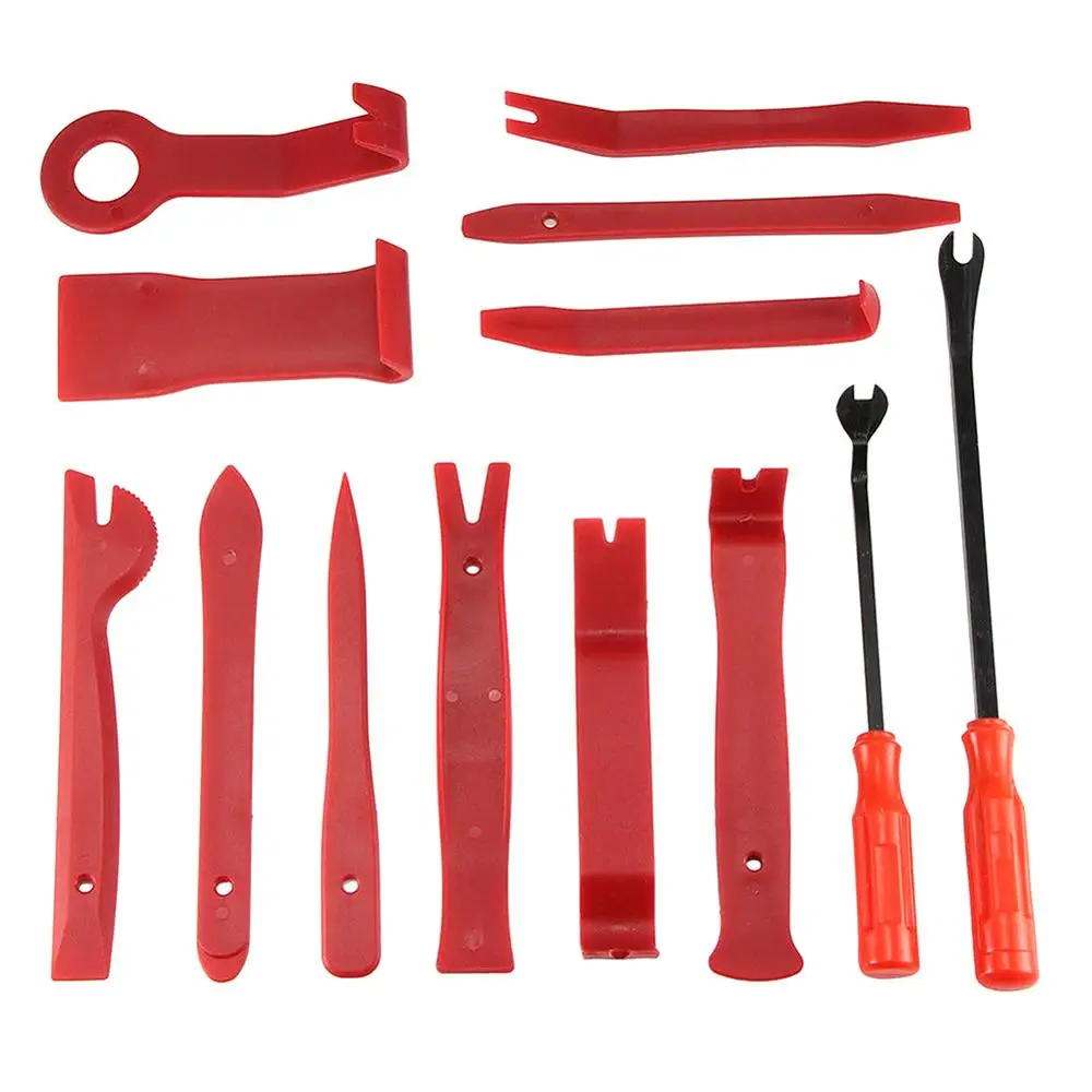 

13pcs/set Car Trim Removal Tool Kit Set Door Panel Auto Dashboard plastic Audio Removal Installer Pry Kit Repair Tool Hand Tools
