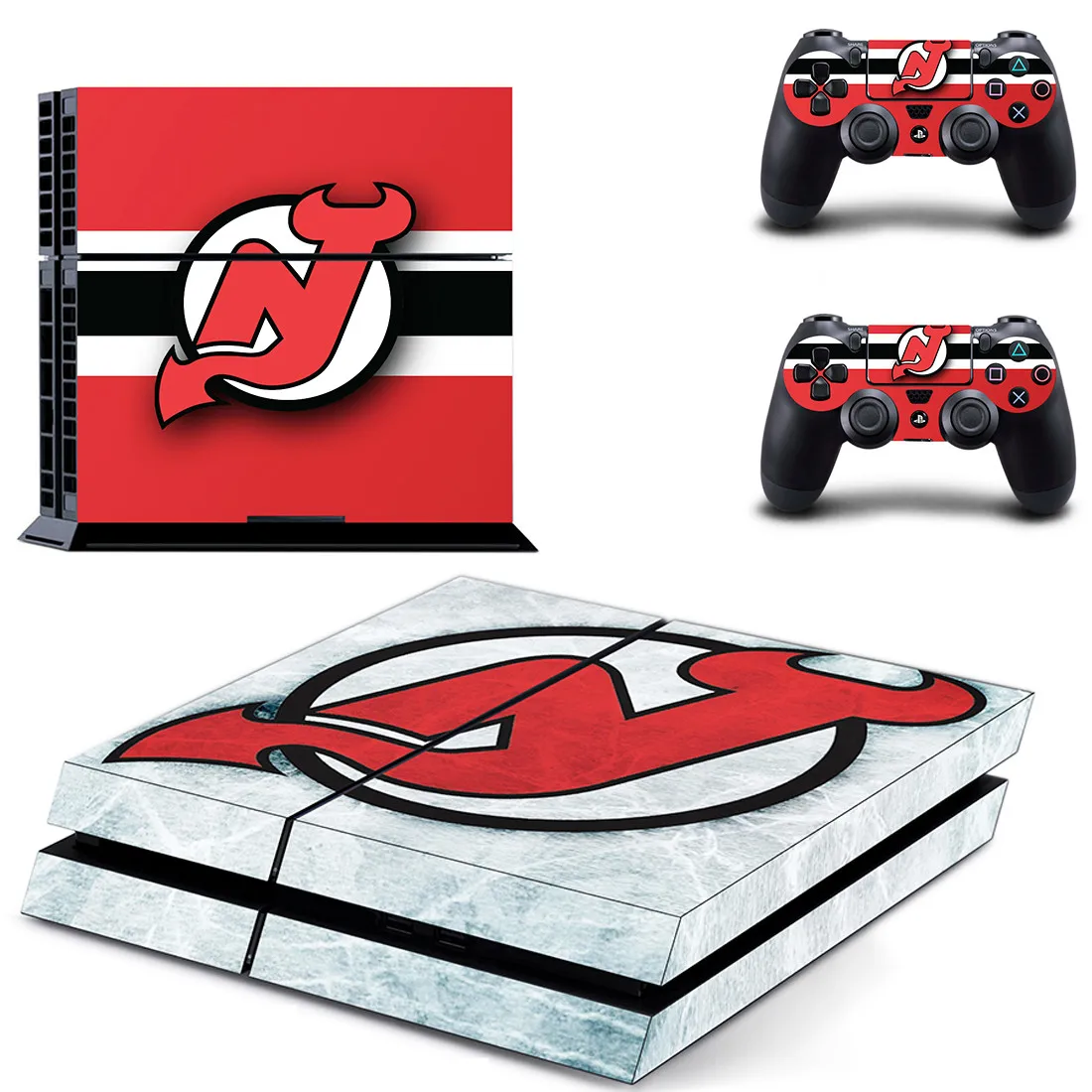 Наклейка s Наклейка для PS4 PS 4 наклейка New Jersey Devils Play station 4 наклейки Pegatinas для консоли playstation 4 и 2 контроллера