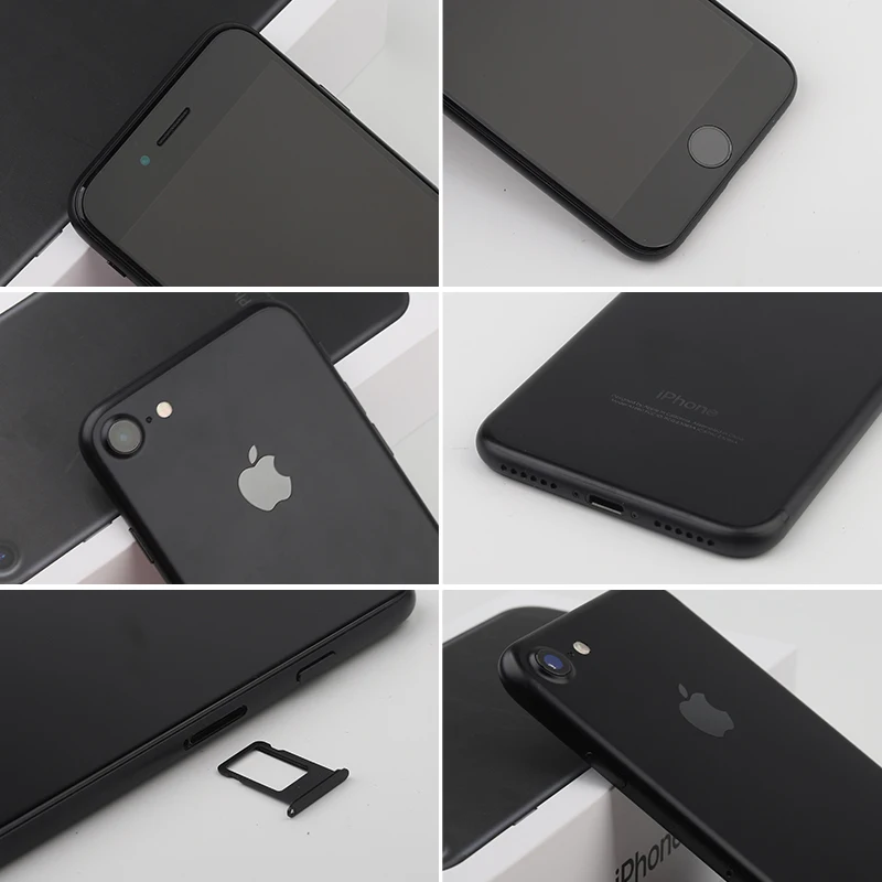 Разблокированный Apple iPhone 7 4," 4 аппарат не привязан к оператору сотовой связи 32/128 ГБ/256 IOS Quad-Core отпечатков пальцев телефона 1960mA Celular смартфон Iphone7