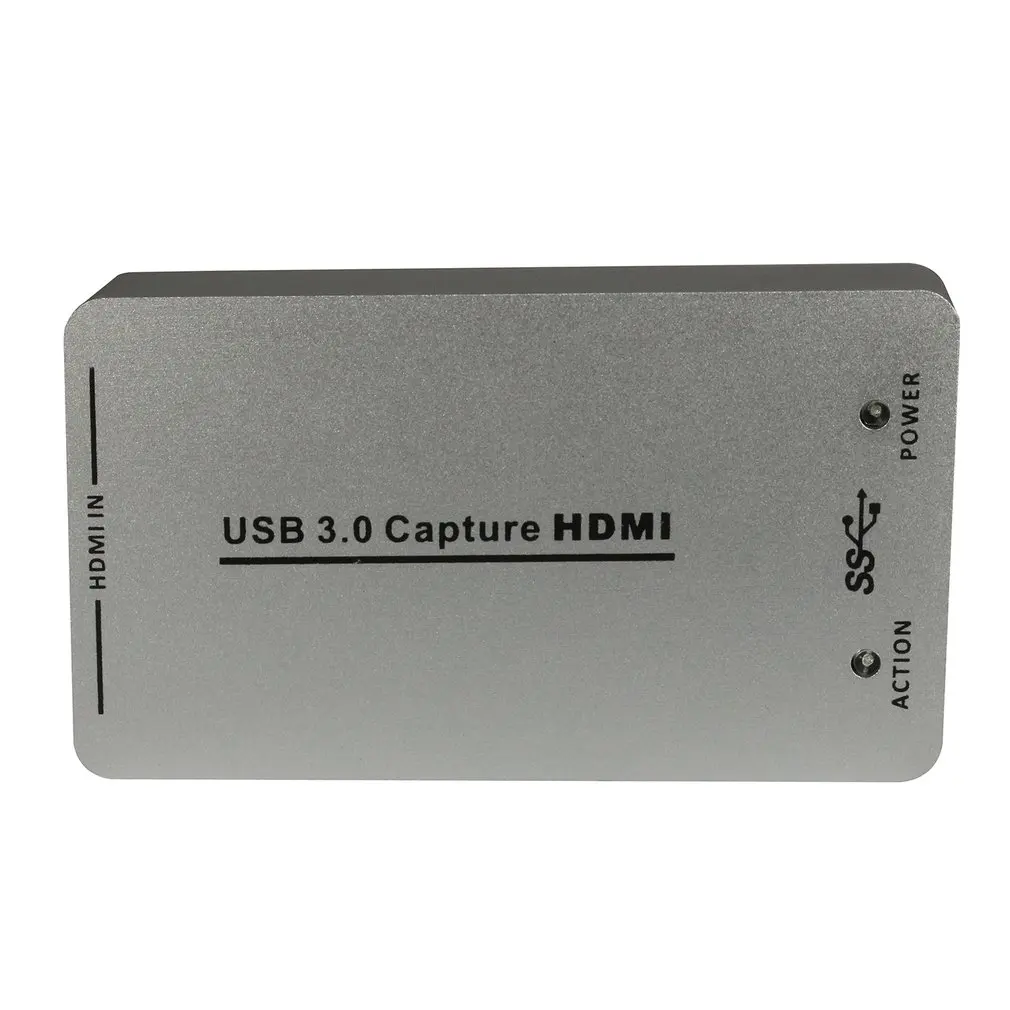 HDMI устройство видеозахвата/видеоигра рекордер USB 3,0 1080P 60 FPS видео и аудио Захват