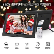 Andoer " светодиодный цифровой фоторамки электронный альбом 1280*800 HD 16:9 дисплей поддерживает музыку/видео/постановочное фото черный/белый
