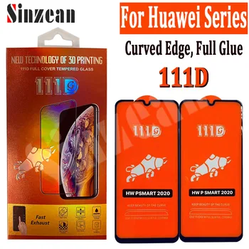 

50pcs For Huawei NOVA 5T/NOVA 5Z/NOVA 5i Pro/NOVA 6/Honor 20 Pro/Honor V30 Pro/Honor Play 3/V20 111D Full Cover Tempered Glass
