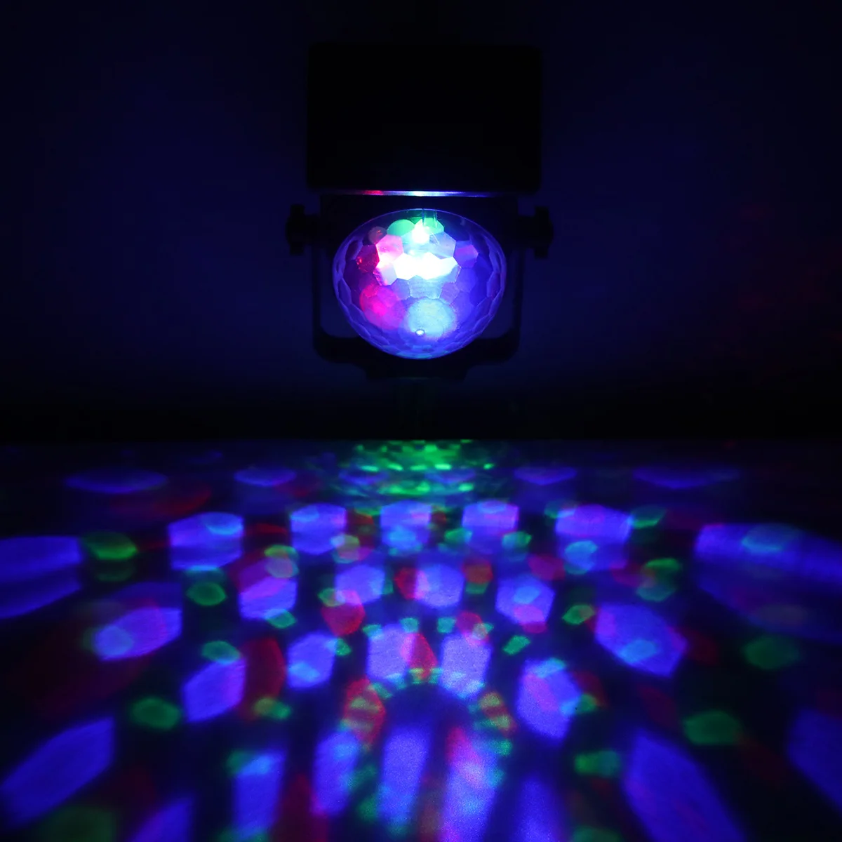 Solar Power Lamp Led Projector Light Rotating Colorful Light Home Yard Decor//=