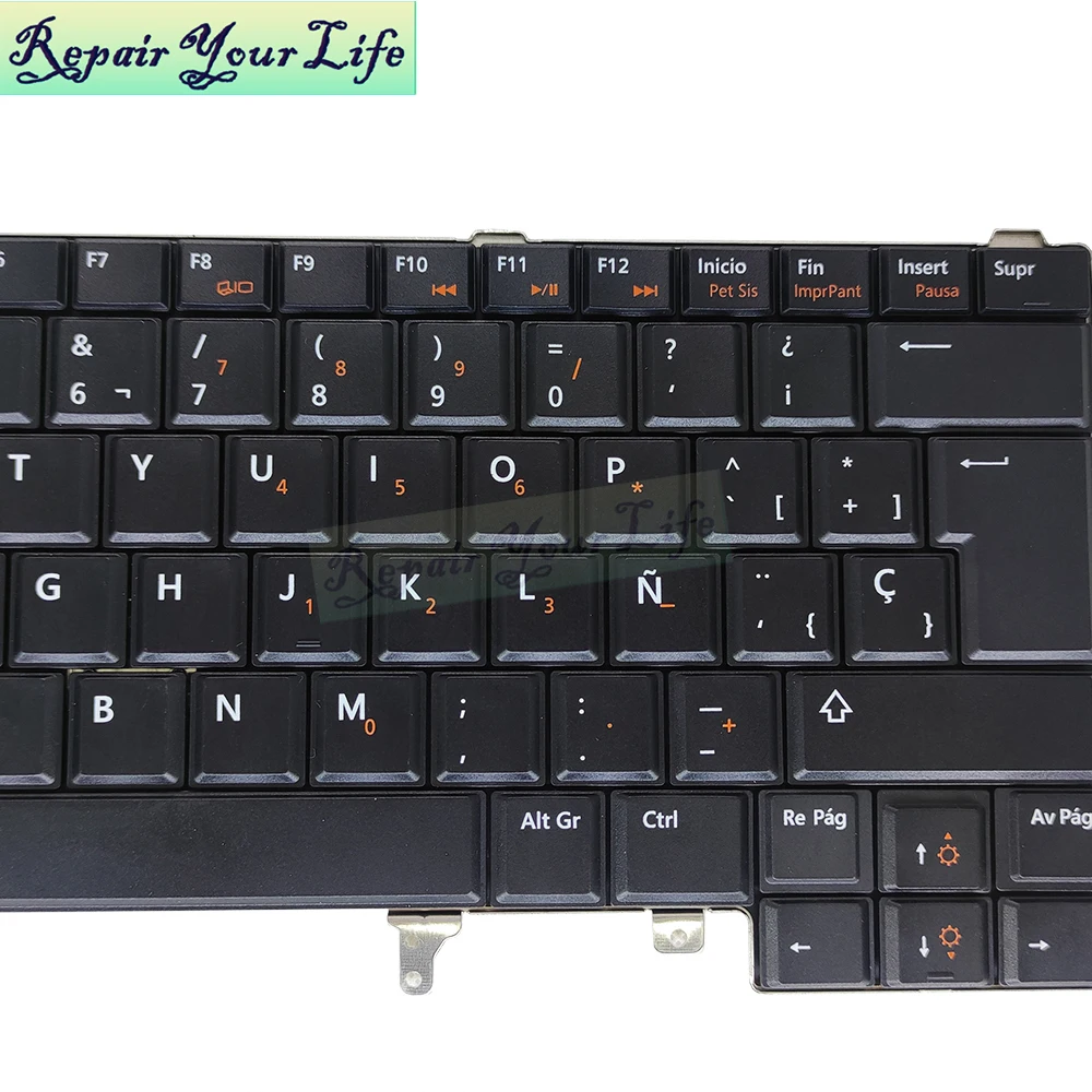 Teclado Espanhol para Dell Latitude 08g016 E6440 E6420 E6430 E5420m E5420 E5430 E6320 E6220 E6230 8g016 Espanha - Imagem 3