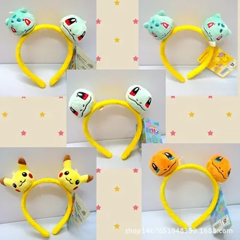 

Pokemon Lovely Cartoon Pikachu Ear Head Band for Girls Anime Cosplay Plush Small Hair Band Night Party Club Bar Hair Accessories