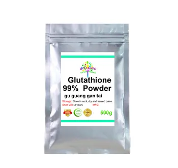 

100-1000g pure food grade glutathione powder, suitable for whitening various skin cosmetics, ISO certification, free delivery