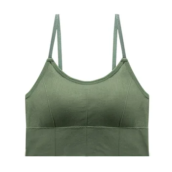 

Women Tank Crop Top Seamless Underwear Female Crop Tops Sexy Lingerie Intimates With Removable Padded Camisole Femme Fashion