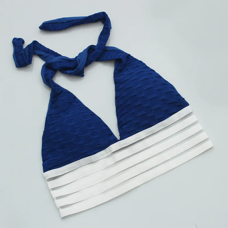 Deep Blue Bra Женские легинсы для фитнеса, полиэстер, длина по щиколотку, дышащие штаны, Женские легинсы, стандартные, складные, пуш-ап леггинсы - Цвет: Deep Blue Bra