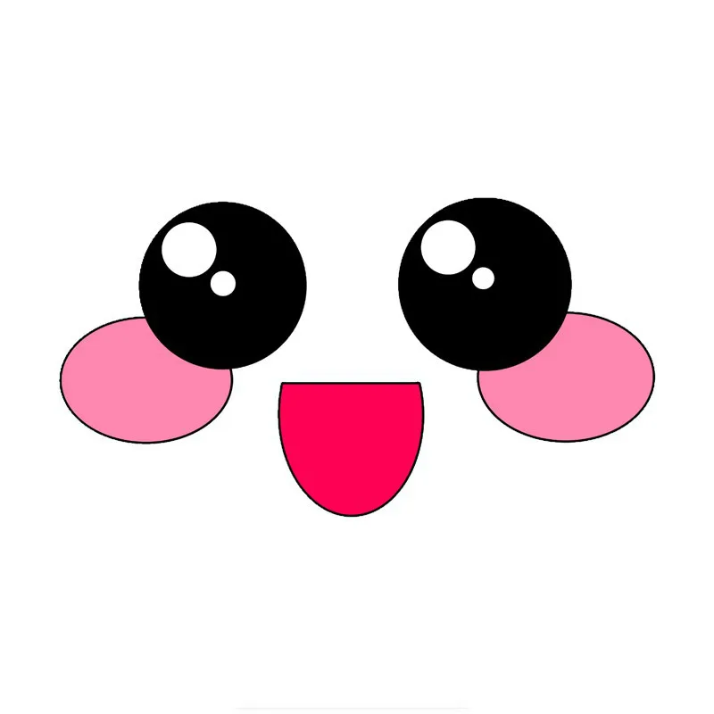 

Interesting Car Sticke Cute Kawaii Eyes CAR Window Motorcycle Decal Accessories Pattern Laser Waterproof Custom PVC
