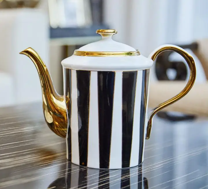 Европейские украшения, послеобеденный чайный набор, меню, ресторан, украшения для дома, креативные подарки, чайный горшок, набор чайников - Цвет: teapot