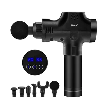 

Electric Massage Muscles Gun with 6 Replaceable Massage Heads Handheld Fascia Gun for Deep Tissue Relieve Rechargeable Massager