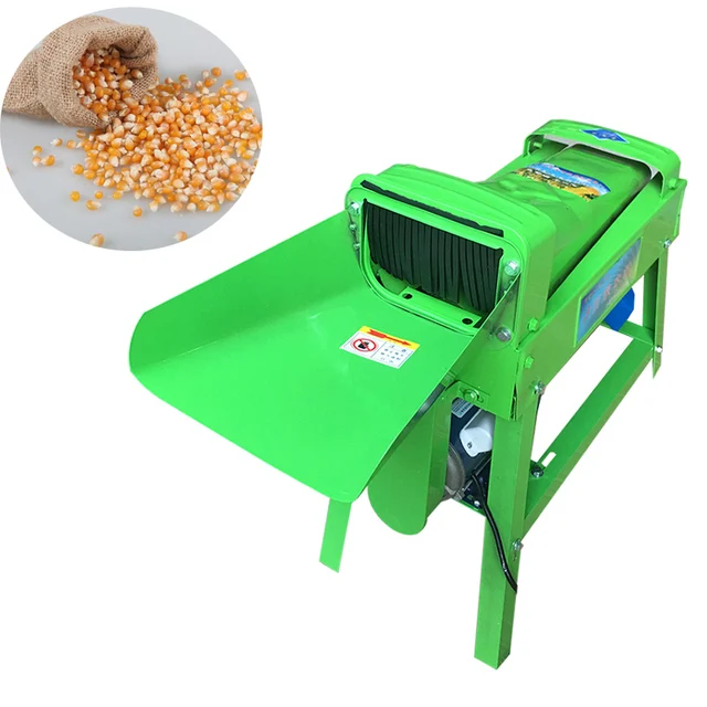 New Type Electric Corn Grain Cob Thresher Stripper Peeler Remover Threshering Machine Maize Sheller Tools