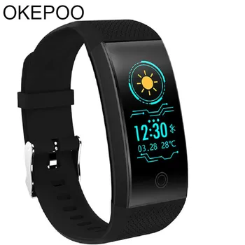 

Smart Fitness Bracelet Heart Rate Blood Pressure Measurement Color Screen Smart Band Waterproof