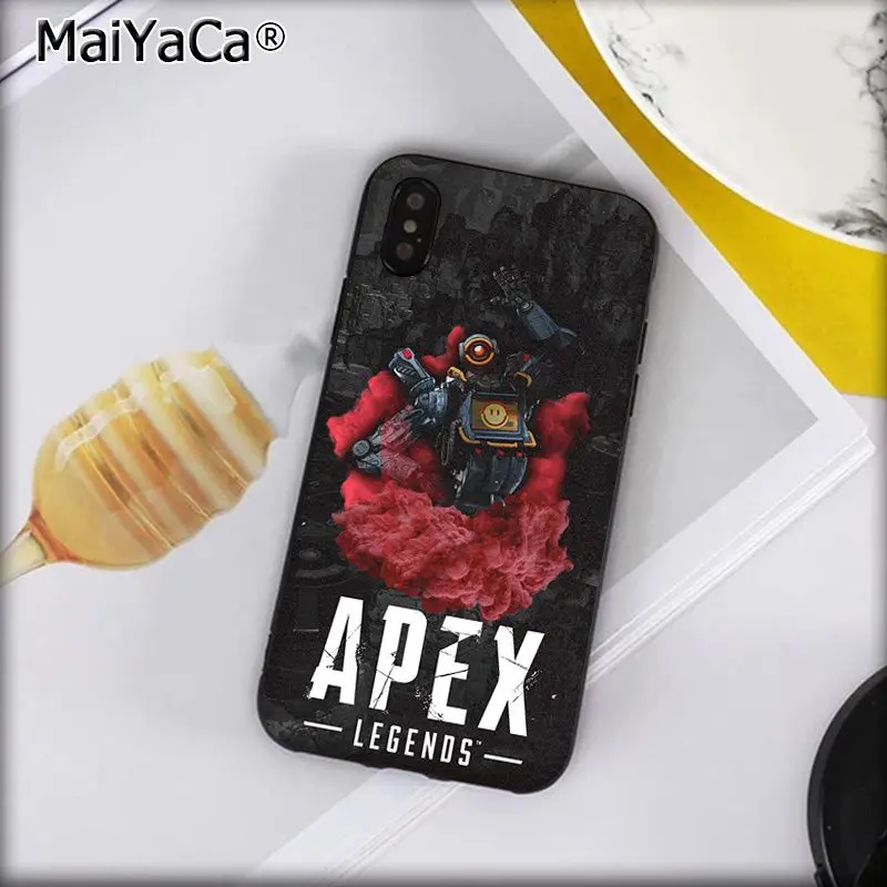 MaiYaCa горячий игровой Apex Legends умный чехол черный чехол для телефона Apple iphone 11 pro 8 7 66S Plus X XS MAX 5s SE XR