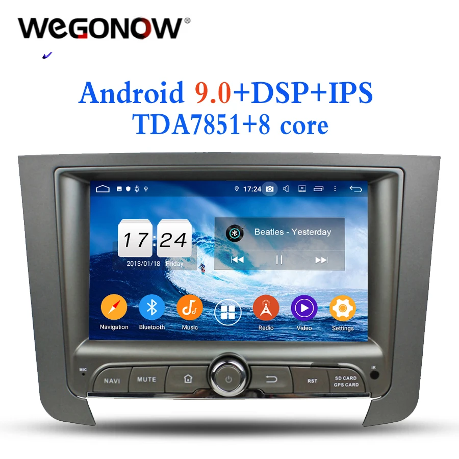 HD Android 9 0 4 Гб ОЗУ Восьмиядерный Для SsangYong REXTON 2012 2016 автомобильный dvd плеер Wifi данные