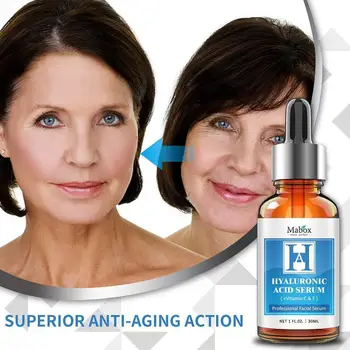 

30g Hyaluronic Acid Serum Vitamin C Serum Anti-Aging Firming Moisturizing Moisturizing Care Skin Whitening Treatment J1H8