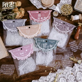 

40 Pcs/pack Plants Manuscript Series Bullet Journal Decorative PET Stickers Scrapbooking Stick Label Diary Stationery Album