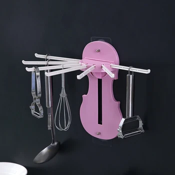 

Retractable Wall-Mounted Pull-Out Rack Multifunctional Storage Sliding Holders Punching Holder Flexible Plate Organizer Tools