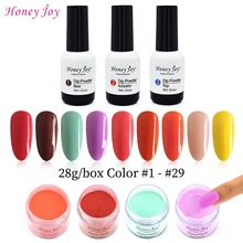 Очень тонкий Dip порошок ногтей 28 г/кор. окунания порошок красный синий фиолетовый без лампы лечения лето гель лак для ногтей салон эффект натуральный сухой