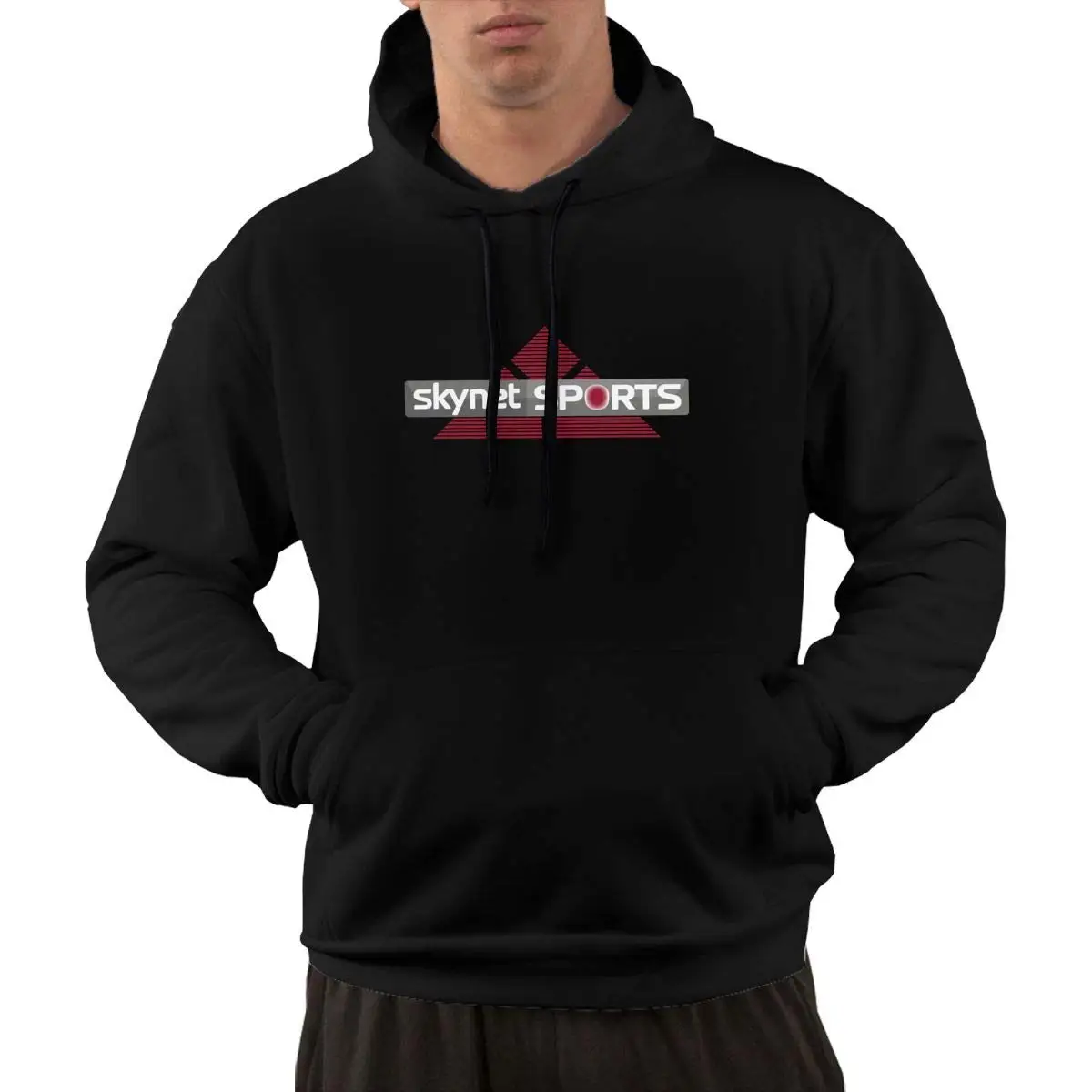 HFUUNNYYS Skynet Sports Men's Hooded Sweatshirt Sweater Hoodie M |