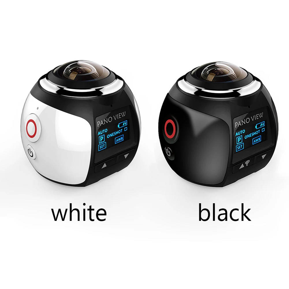  HD Waterproof Easy Operation Mini DV Sports Camera 360 Degree Panoramic VR WIFI Anti-shake Wide Ang