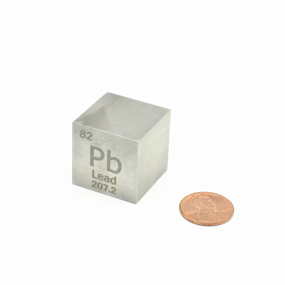 

Plumbum Lead Pb Inch Cube High Purity Research and Development Element Metal Simple Substance Refined Metal 25.4x25.4x25.4 mm