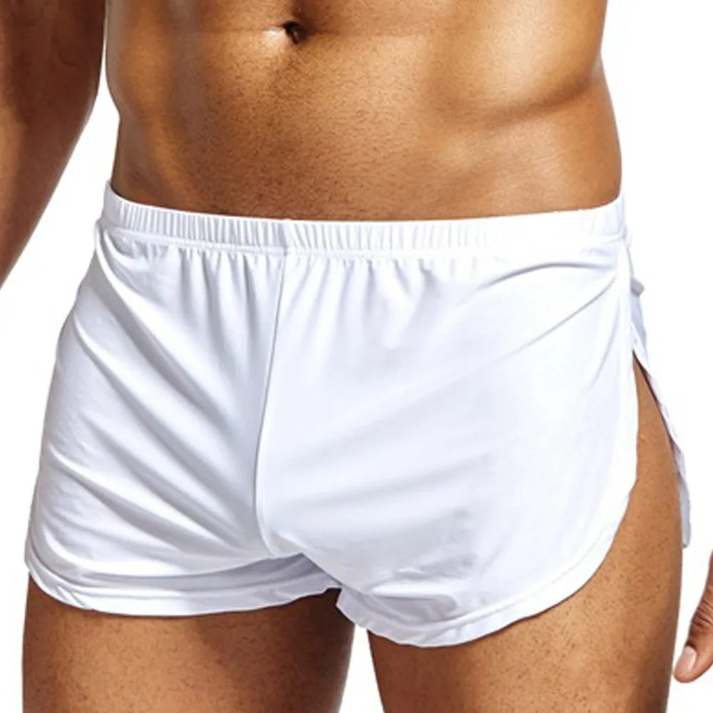

Men Sexy Underwear Pouch Sports Shorts Trunks Underpants Breathable Soft Brand Panties Youth Triple Pant cueca masculina 2019
