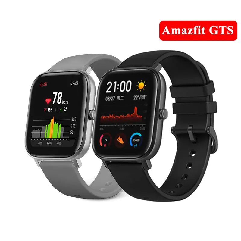 Глобальная версия, Xiaomi Huami Amazfit GTS, умные часы, gps, умные часы, 5 АТМ, водонепроницаемые, для здоровья, сердечного ритма, AMOLED, 12 видов спорта