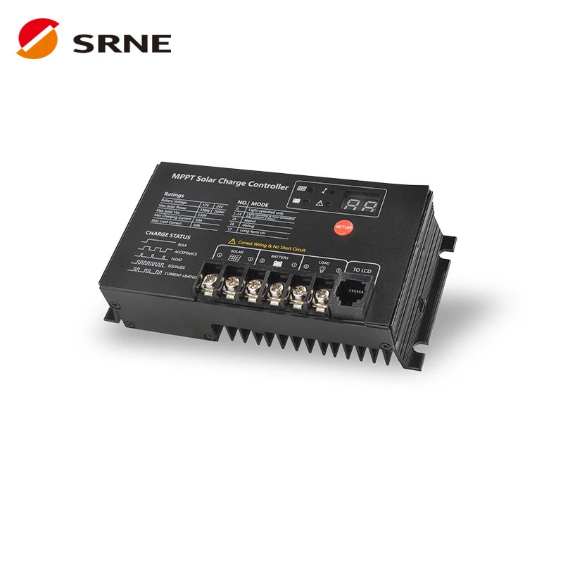 SRNE SR-MT2410 12 В/24 В 10A MPPT Контроллер заряда IP64 интеллектуальный контроллер MT2410