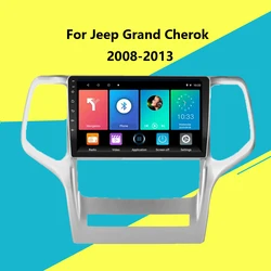 Autoradio 9 ", Android, Navigation GPS, lecteur multimédia, stéréo, 2 Din, pour voiture Jeep Grand Cherok (2008, 2009, 2010, 2011, 2012, 2013) 