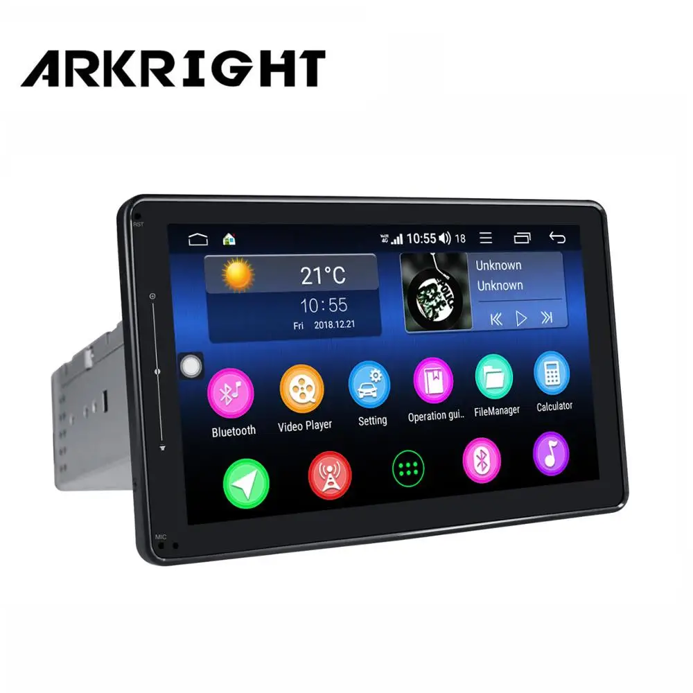 Автомобильный мультимедийный плеер 1280*720 8 дюймов 1 Din Android автомагнитола DVD