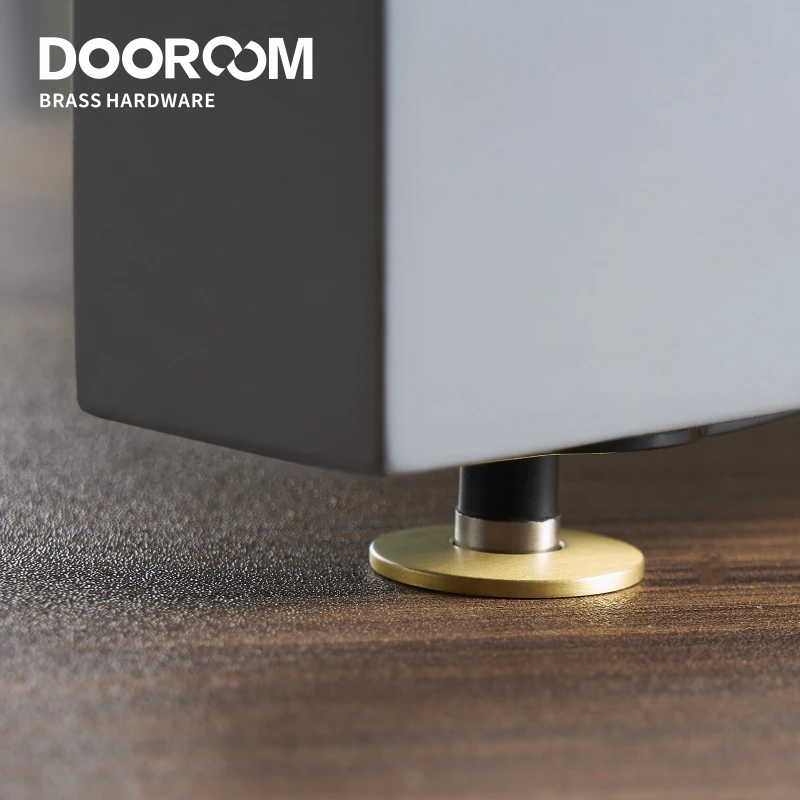 Magnetic Door Stopper Brass Door Stops Heavy Duty Door Holder Magnetic Invisible Stopper Catch