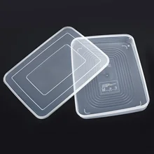 35x25x4,5 см ящик для пельменей, контейнер для еды на холодильник, без деления, кухонный прозрачный чехол, пластиковый чехол для хранения бутылок, баночек