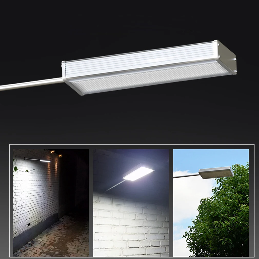 

48LED Waterproof Microwave Radar Motion Sensor Solar Lights 720LM Street Outdoor Wall Lamp Security Spot Lighting
