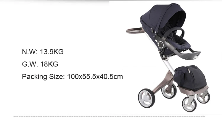 2 In 1 Baby Stroller High Landscape Folding Portable Baby Carriage For Newborns Luxury Prams For 0-3 Years Old