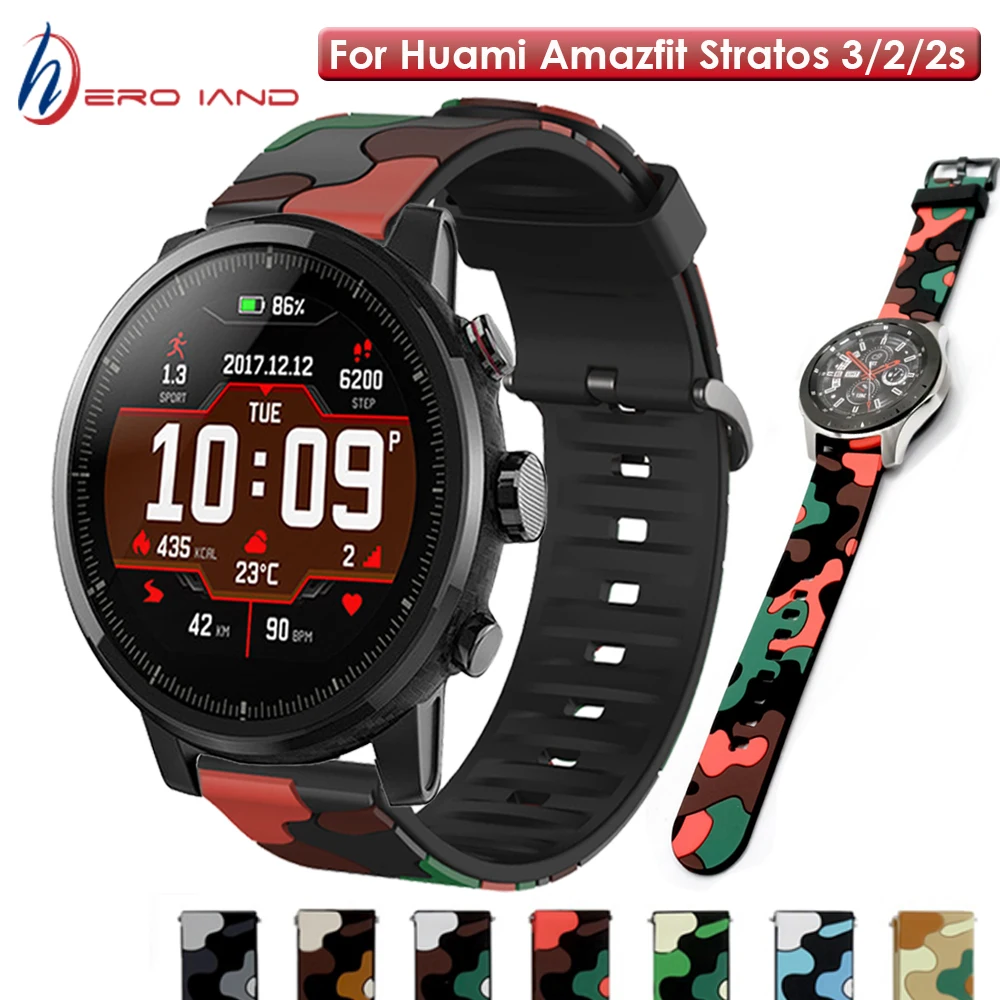 

20 22MM Soft Silicone Replacement Strap For Xiaomi Huami Amazfit Stratos 3 2 2s/GTR 47MM 42mm/Neo/GTR 2 Smart Watch Accessories