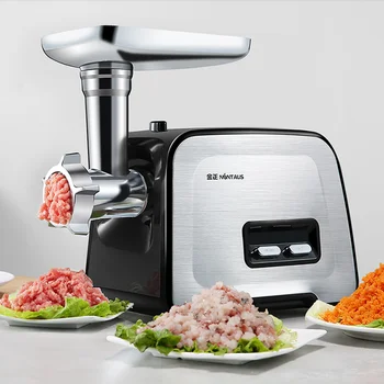 

Electric Meat Grinder Household Small Stainless Steel Multi-function Mixing Mince Filling Machine Automatic Commercial Enema