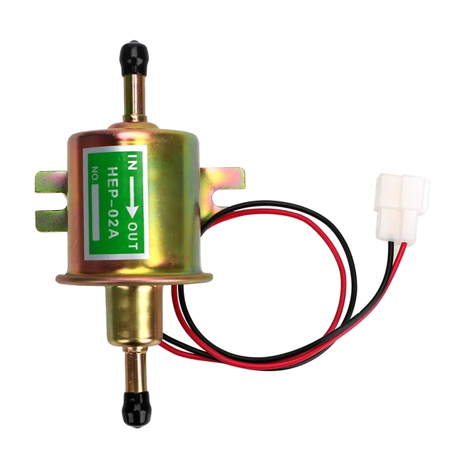 Fuel Pump HEP-02A 12V Electric Petrol Pump Low Pressure Bolt