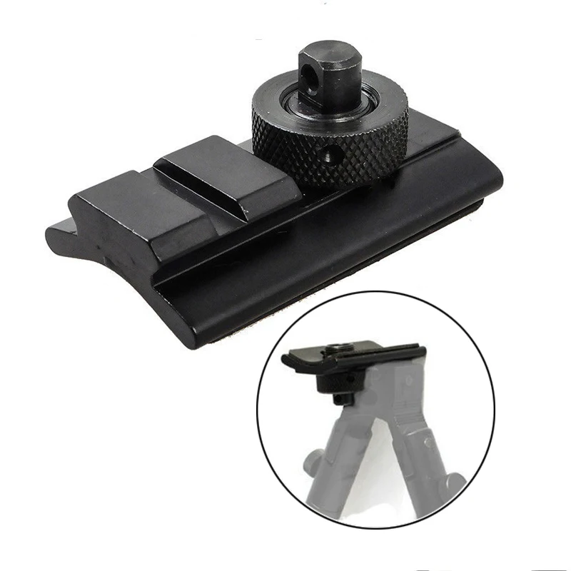 Airsoft hunting Rifle AR15 gun Accessories Tactical Bipod Mount Sling Stud Swivel Picatinny Slot Harris Bipod Adapter shooting (2)
