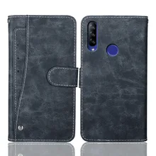 Роскошный кошелек Doogee N20 чехол 6," Винтажные Флип Кожаные чехлы бизнес защитный чехол с передней телефонные разъемы для карт книга