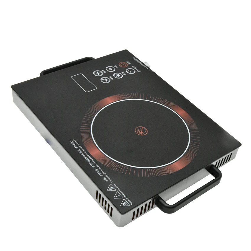 2200W Touch Control Waterproof Mini Electric Ceramic Stove Induction Cooker Microcrystalline Panel No Radiation Cooktop 220V