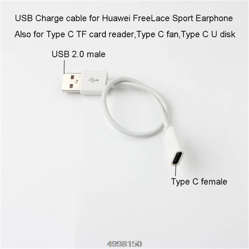 USB 2,0 Тип «Папа-папа» USB 3,1 Тип C Женский кабель для huawei FreeLace наушники